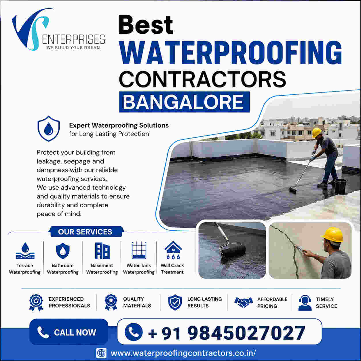  Best Waterproofing Contractors in Bangalore