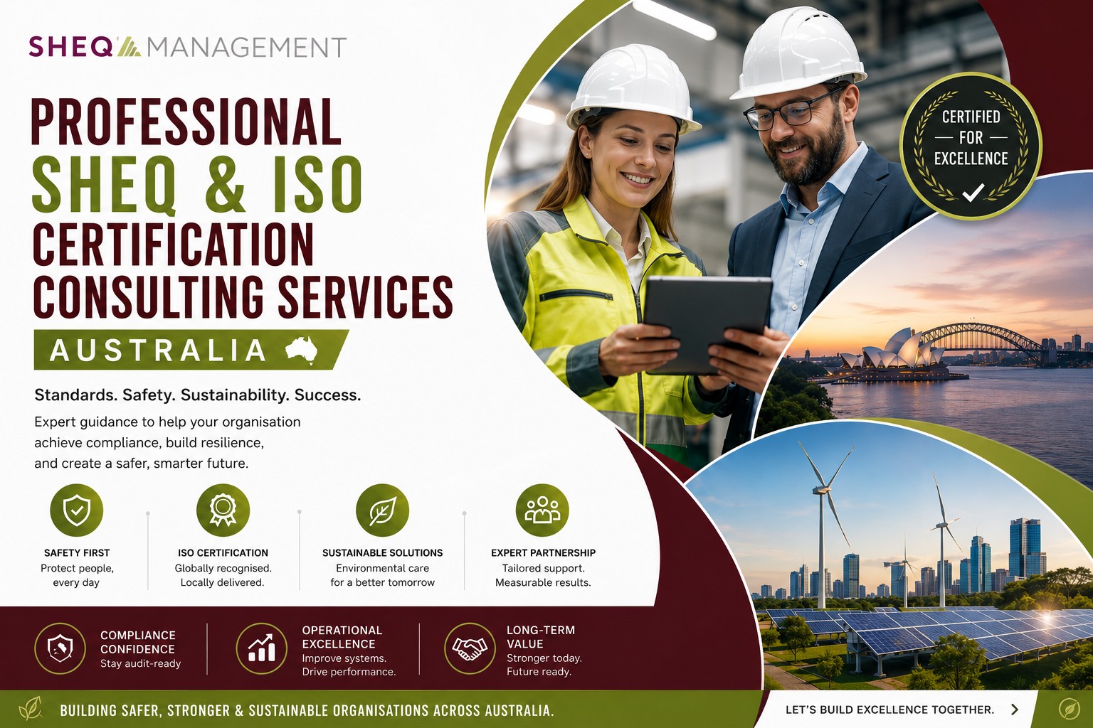  Professional SHEQ & ISO Certification Consulting Services Australia