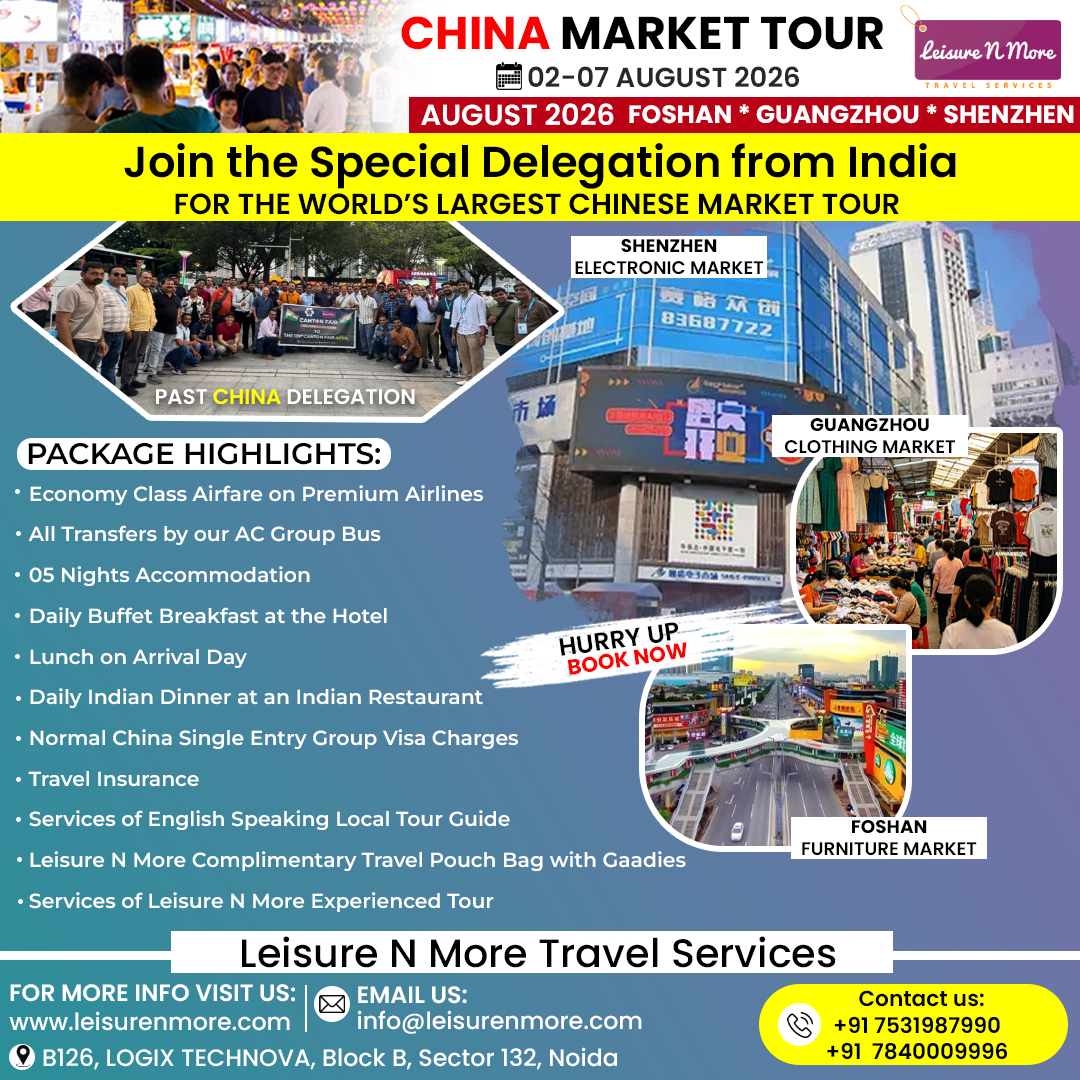  Explore China Market Tour