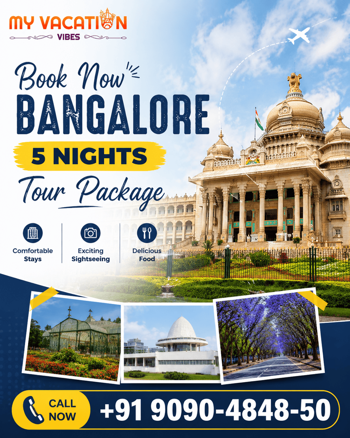  Book Now Bangalore 5 Nights Tour Package +91-9090-4848-50