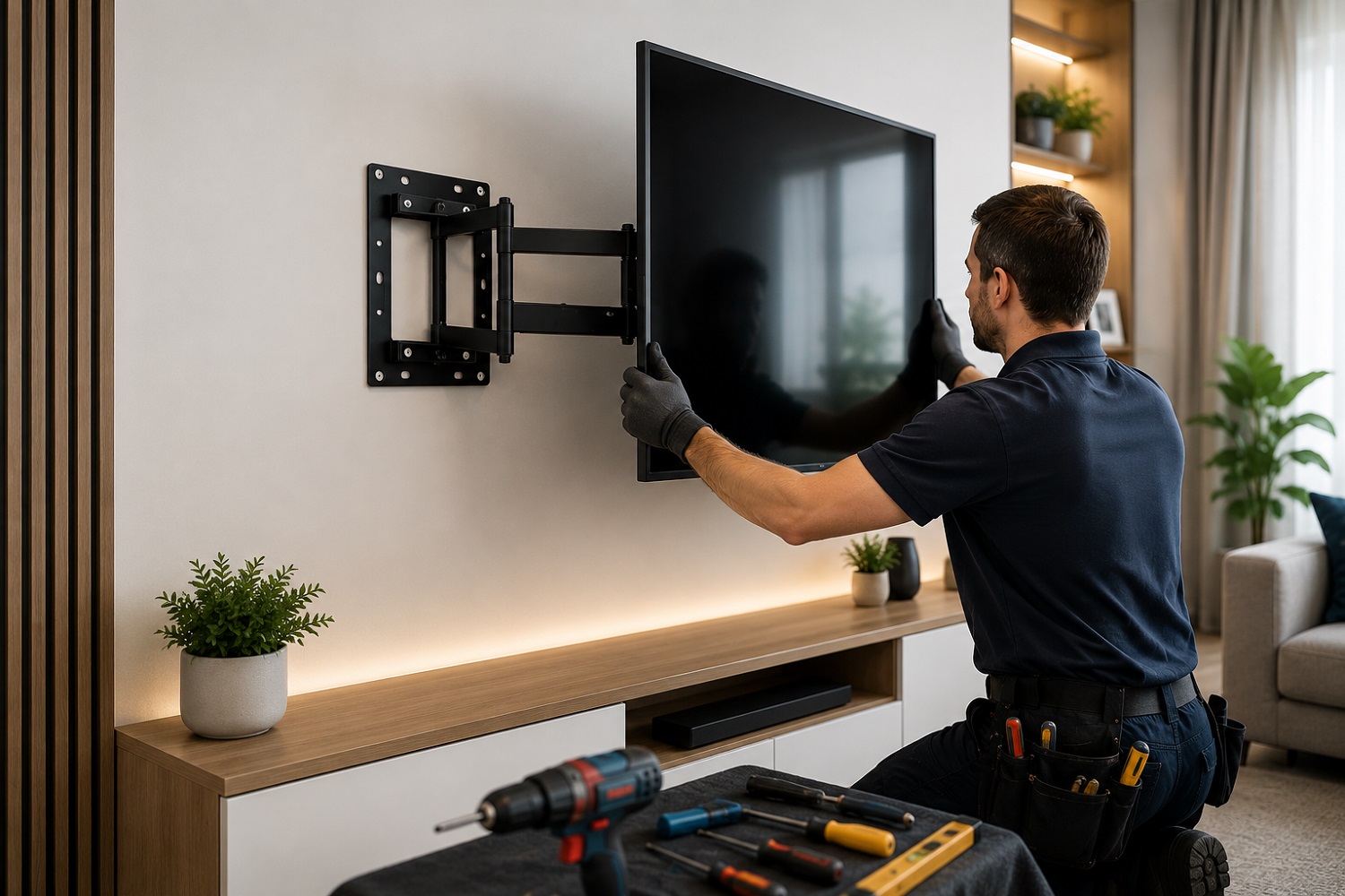  Elevate Your Entertainment with Professional TV Wall Mounting