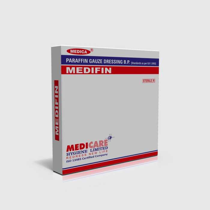  Medifin – Sterile Paraffin Gauze Dressing Manufacturer, Supplier & Global Exporter | Medicare Hygiene Ltd.