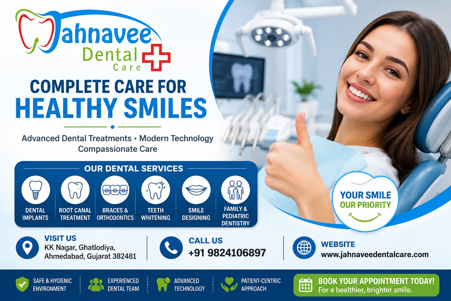  Jahnavee Dental Care – Trusted Dental Clinic in Ahmedabad