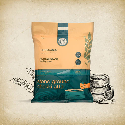 Premium Khapli Flour for Healthy & Nutritious Daily Meals – Gir Organic