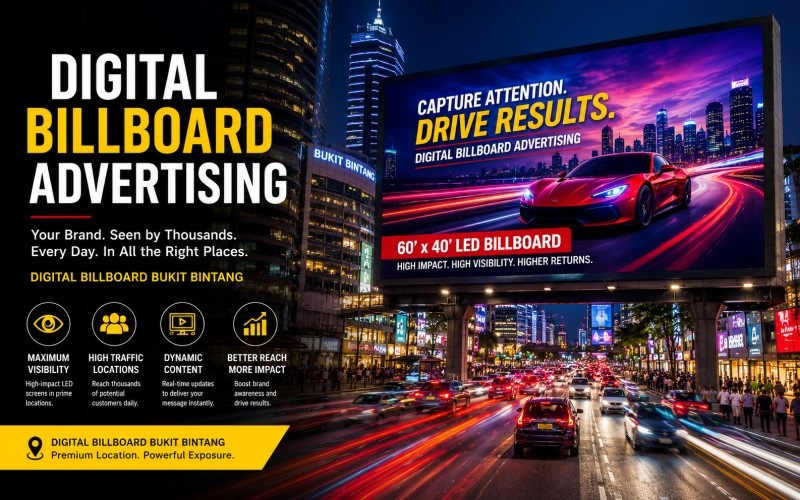  Premium Billboard Screen 60 x 40 for Digital Billboard Advertising