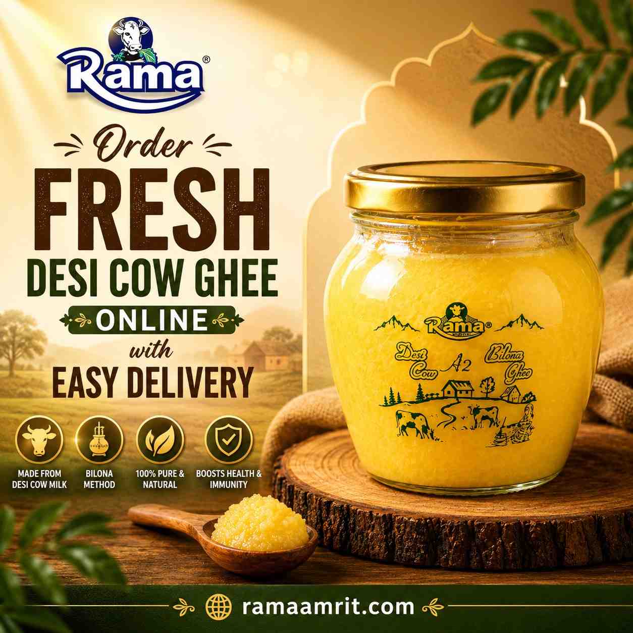  Order Fresh Desi Cow Ghee Online with Easy Delivery