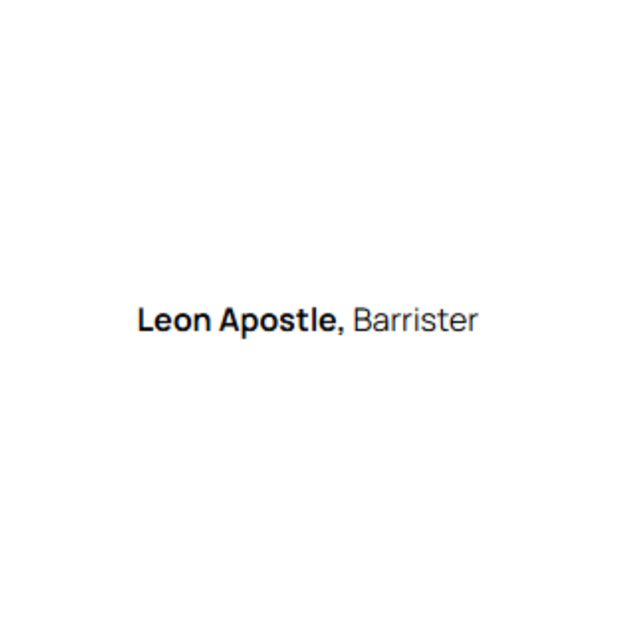  Leon Apostle