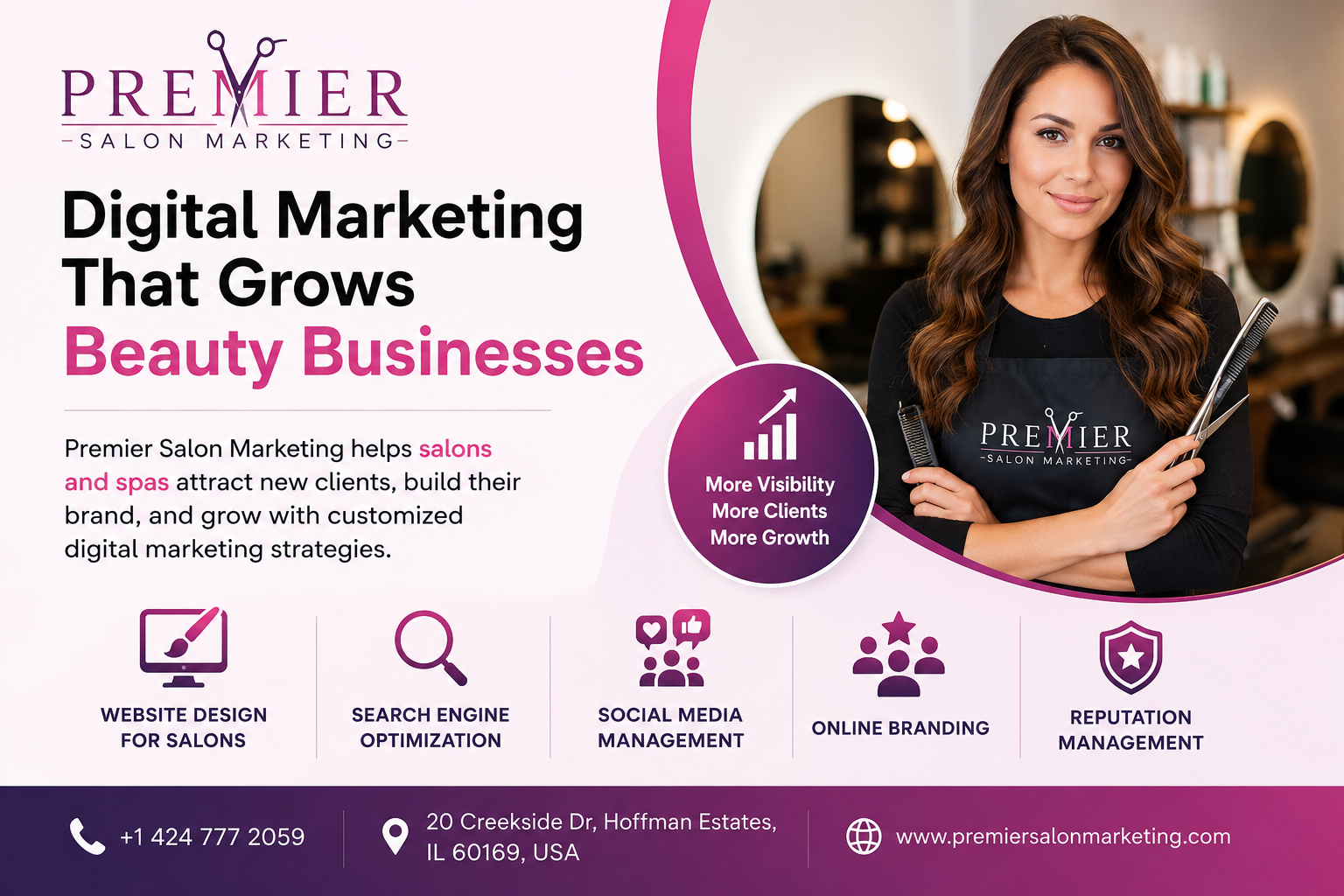  Premier Salon Marketing – Expert Website Design for Salons