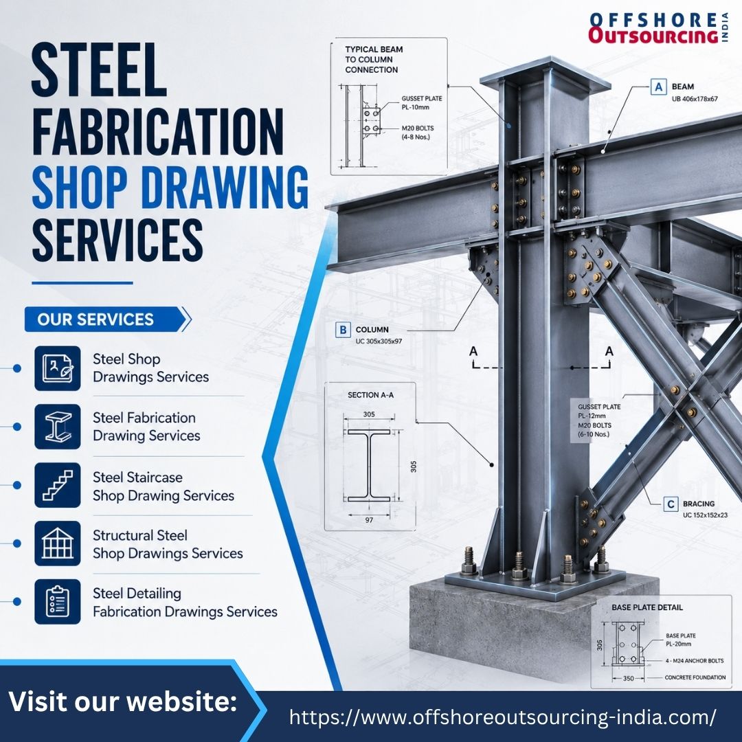  Global Steel Fabrication Shop Drawing Services for Structural Steel Projects