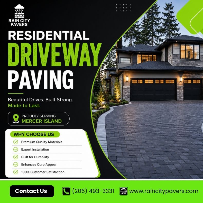  Residential Driveway Paving in Mercer Island