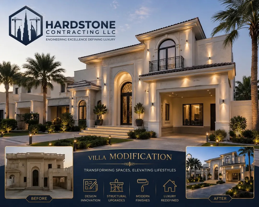  VILLA CONSTRUCTION & RENOVATION IN DUBAI — HARDSTONE CONTRACTING LLC