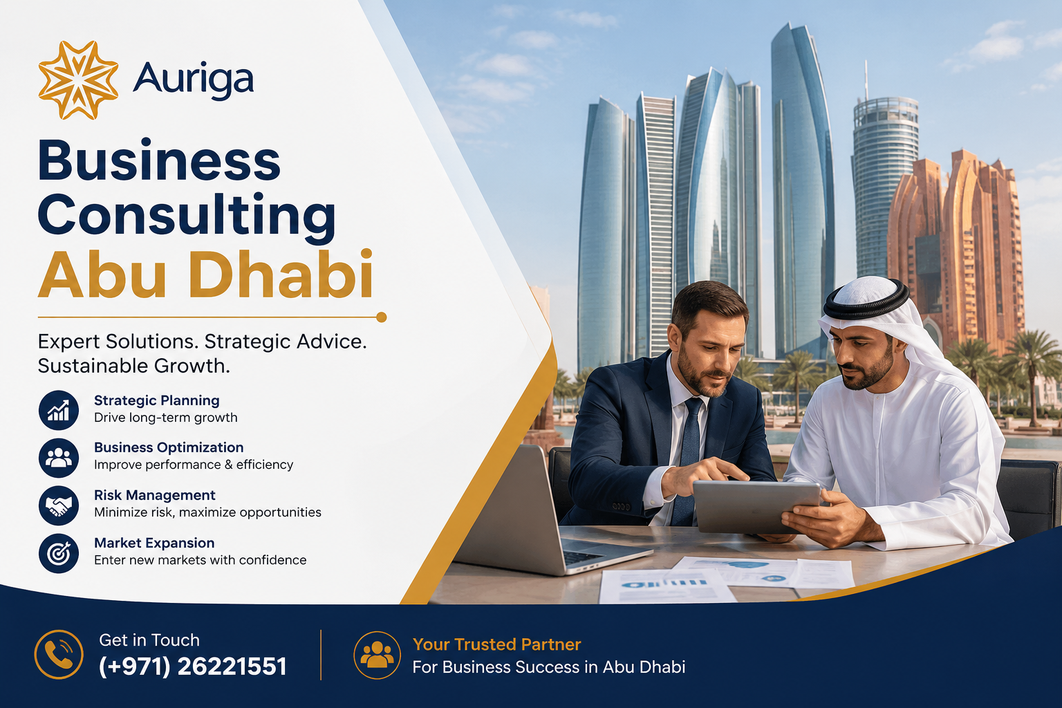  Strategic Management Abu Dhabi for Business Excellence | Auriga Consultants
