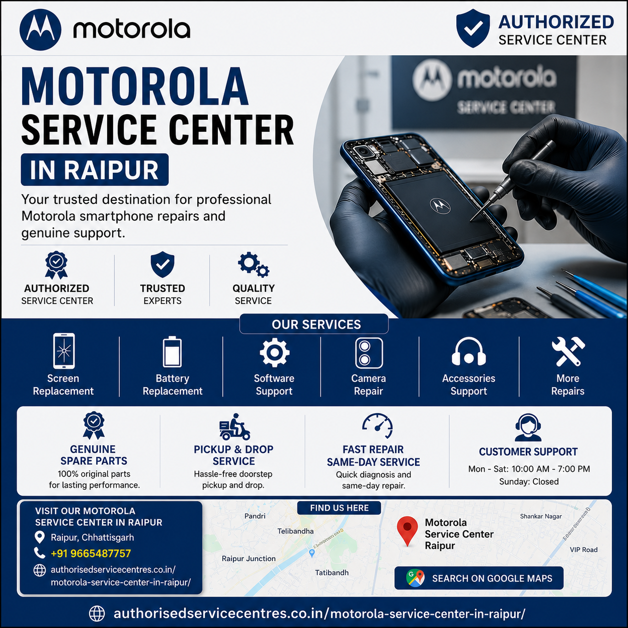  Motorola Service Center in Chandrapur | Phone Repairs