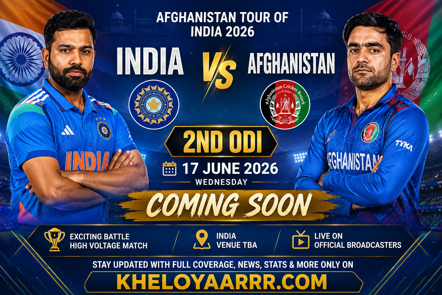  India vs Afghanistan, 2nd ODI, Afghanistan Tour of India 2026: Match Preview