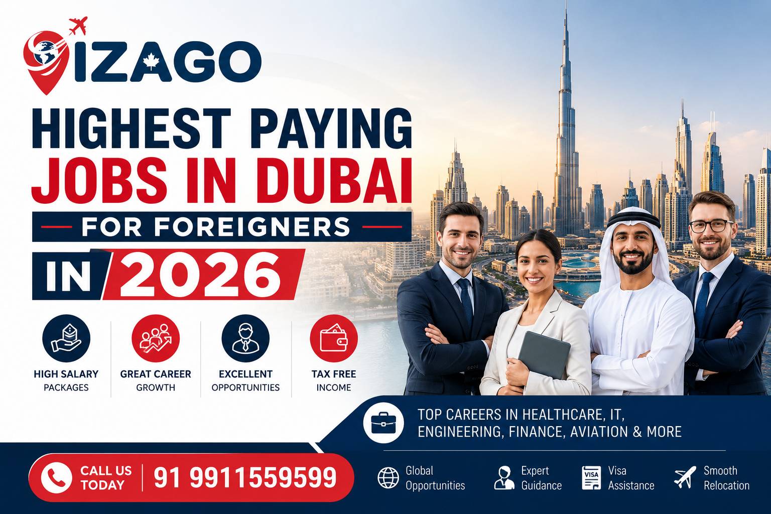  Highest Paying Jobs in Dubai for Foreigners in 2026