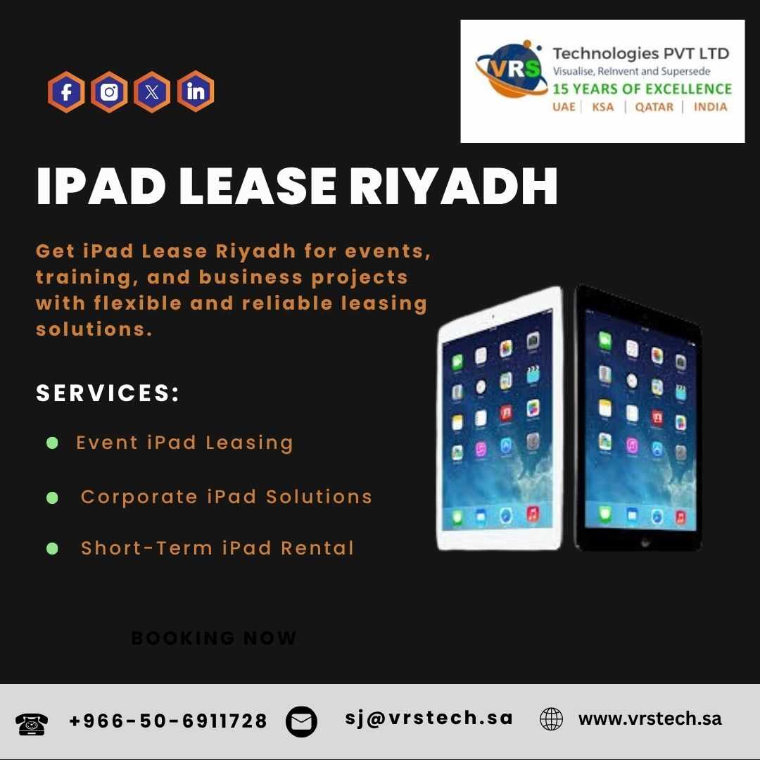  Who Provides Reliable iPad Lease in Riyadh for Business?