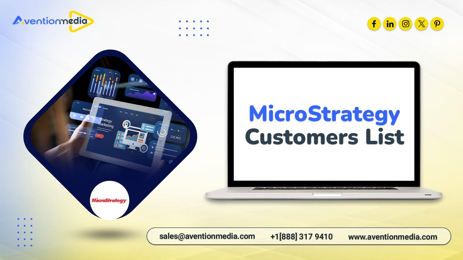  MicroStrategy Customers List
