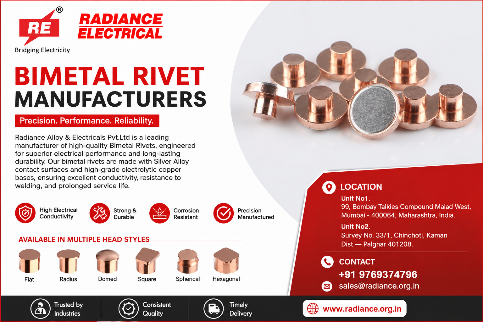  Trusted Bimetal Rivet Manufacturers in Mumbai