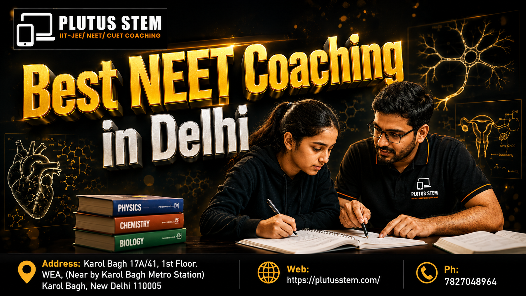  Best NEET Coaching in Delhi: Why Plutus STEM Is the Smart Choice for Medical Aspirants