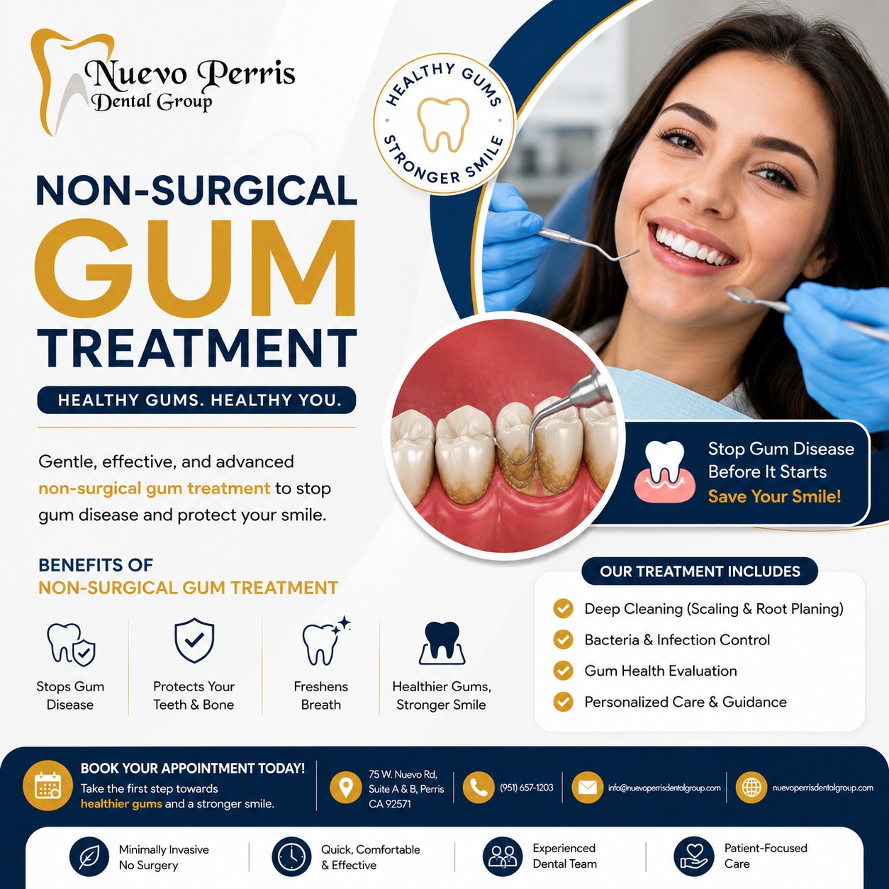  Non-Surgical Gum Treatment in Perris | Expert Gum Care