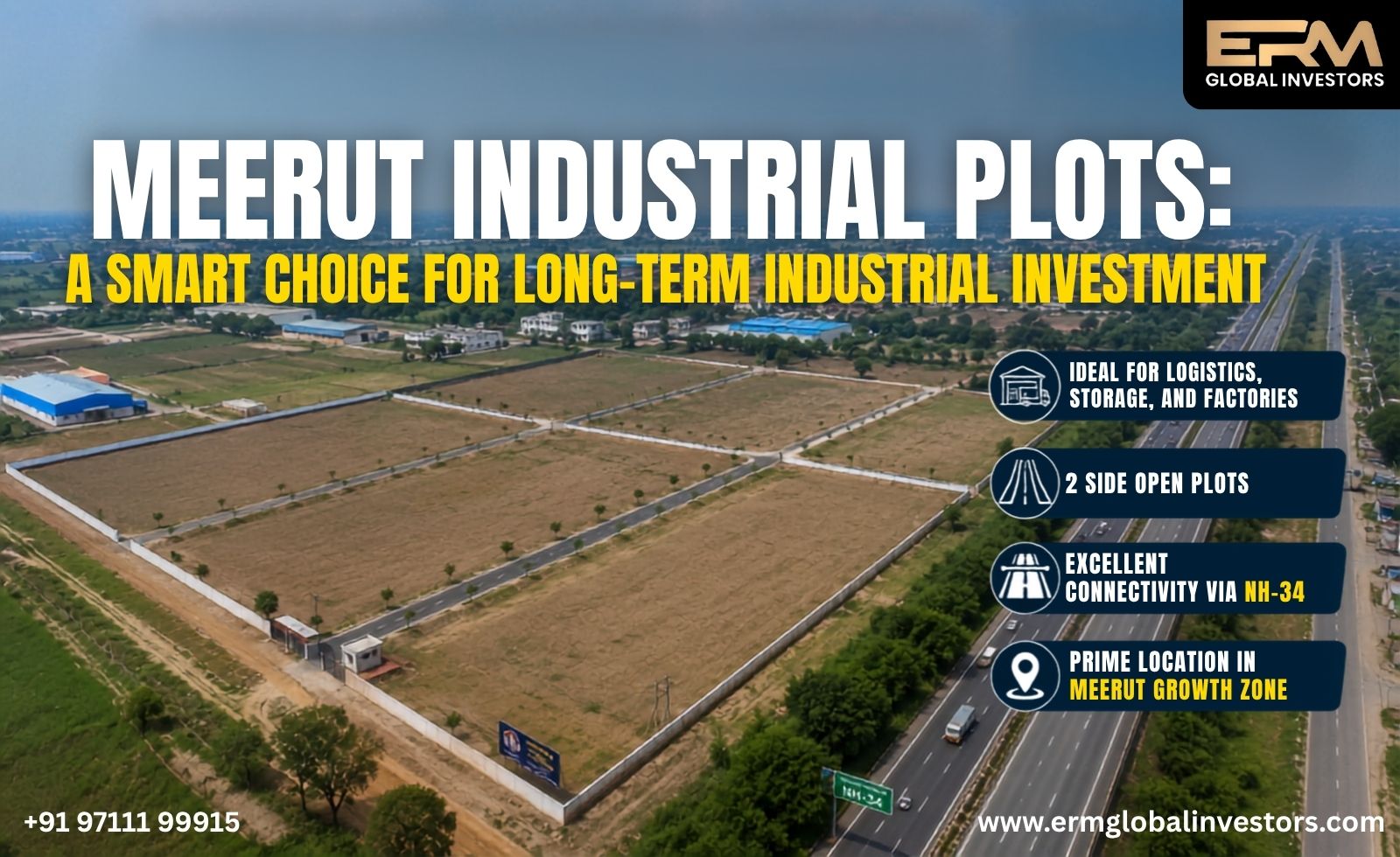  Meerut Industrial Plots : A Smart Choice For Long Term Industrial Investment