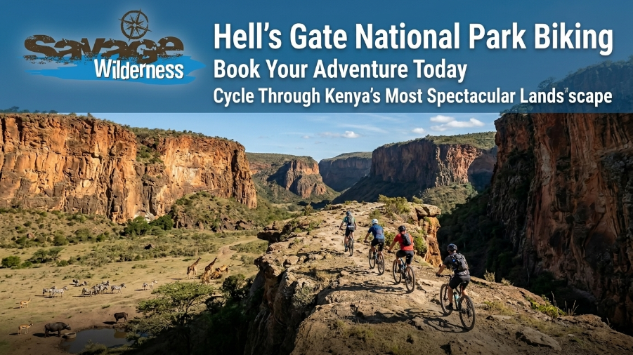  Hell’s Gate National Park Biking | Unique Kenya Safari Adventure