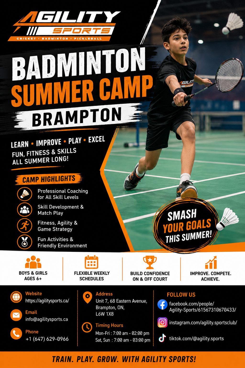  Badminton summer camp Brampton