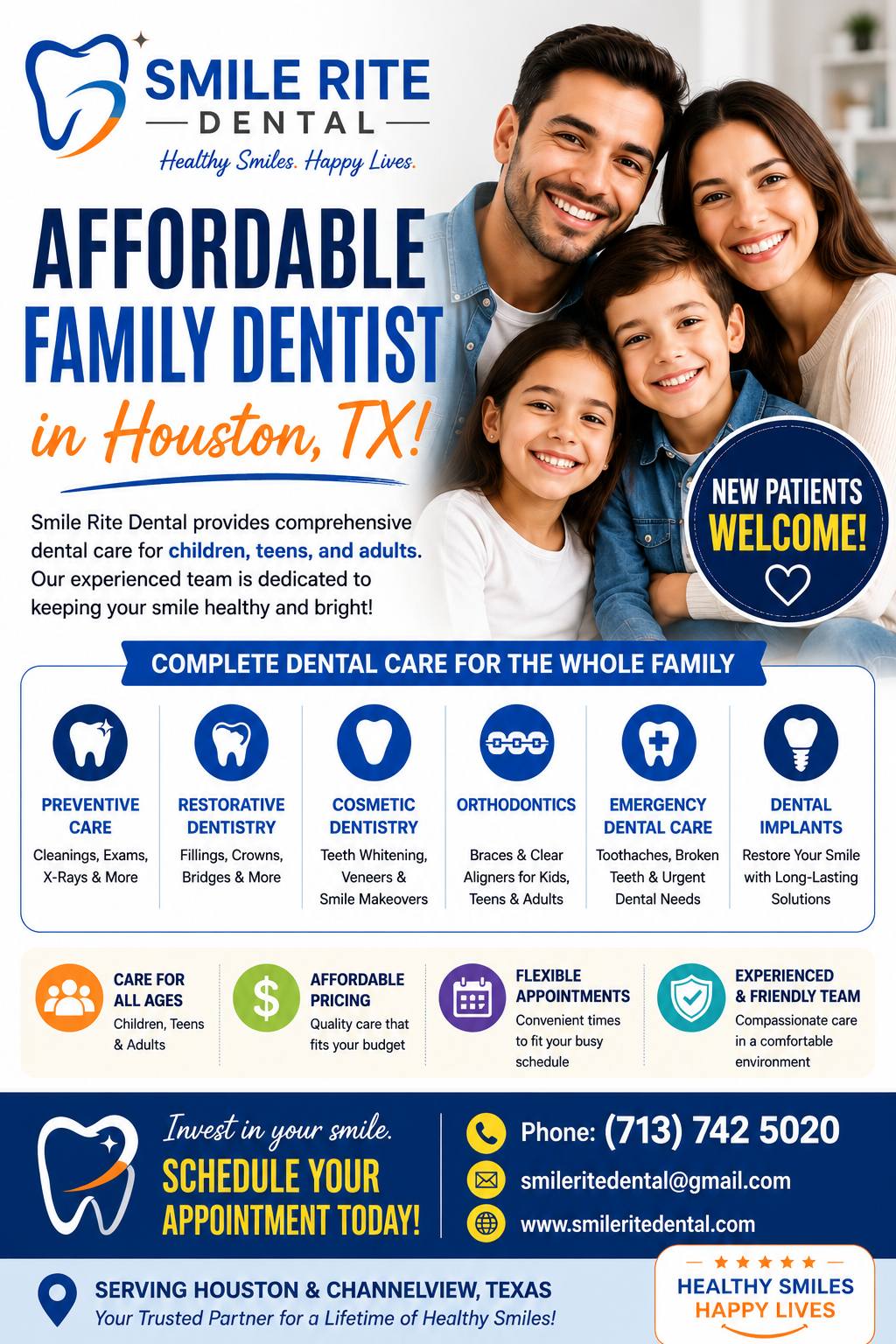 Affordable Family Dentist in Houston, TX