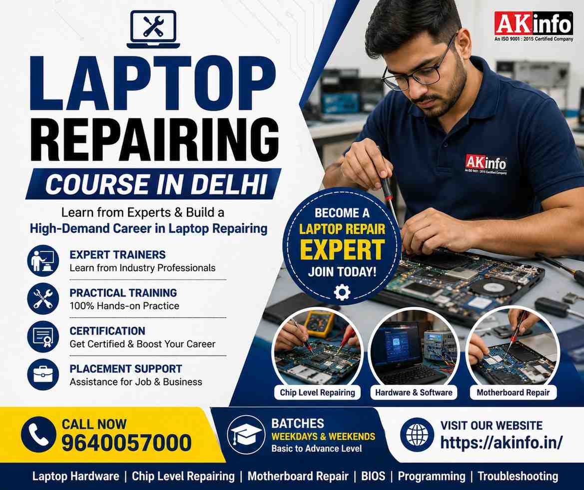  Build a Career with a Laptop Repairing Course in Delhi
