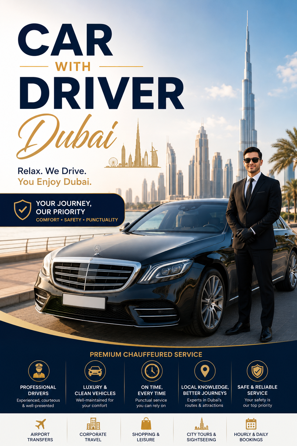  Luxury Cars with Driver Dubai | Travel in Comfort, Arrive in Style
