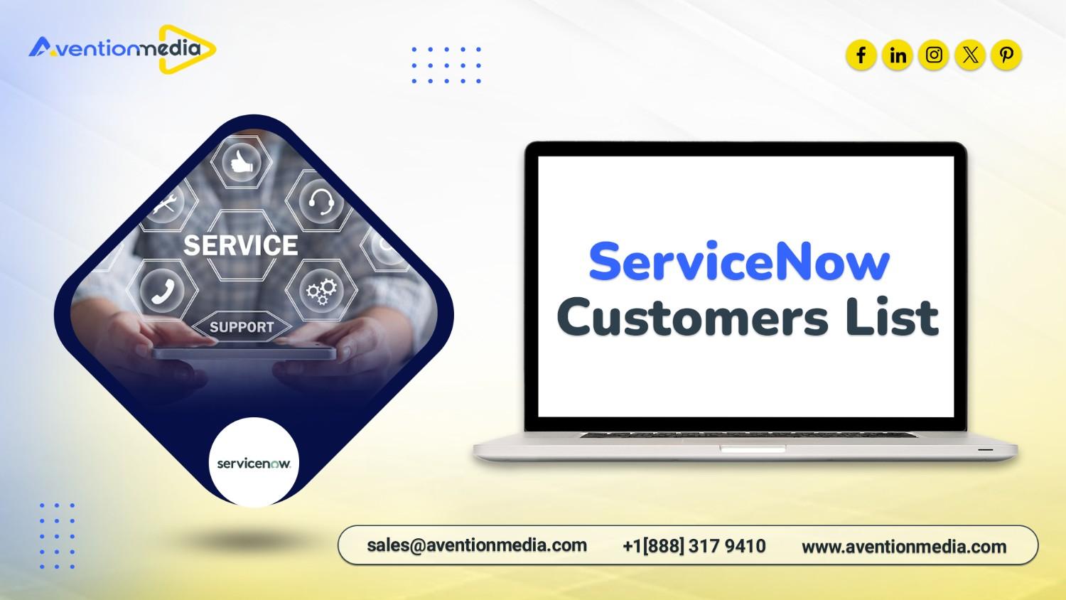  ServiceNow customers list
