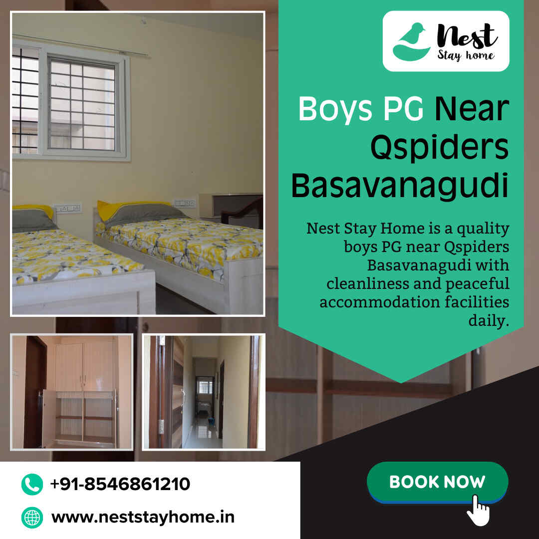 Boys PG Near Qspiders Basavanagudi | Boys Hostel