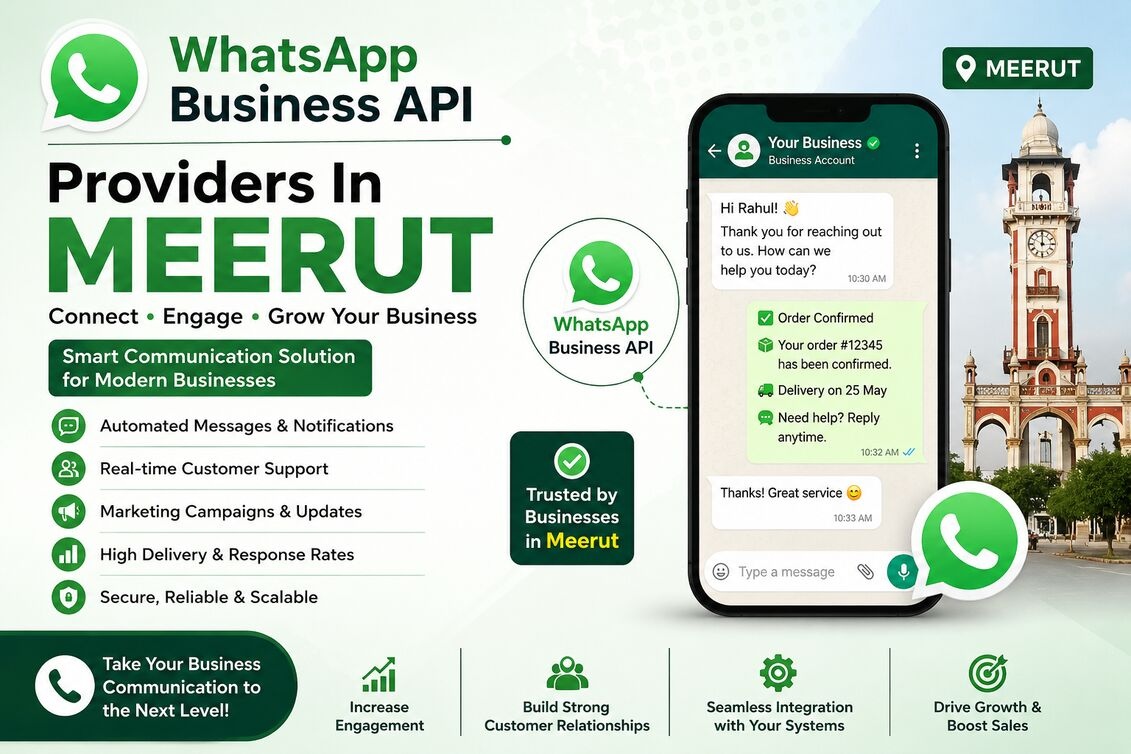  WhatsApp Business API Providers In Meerut