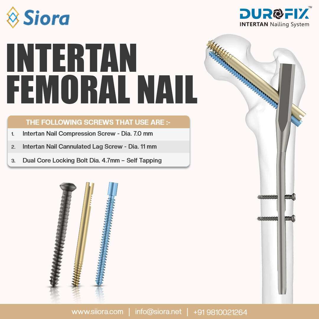  Intertan Femoral Nail Designed for Reliable Fracture Management