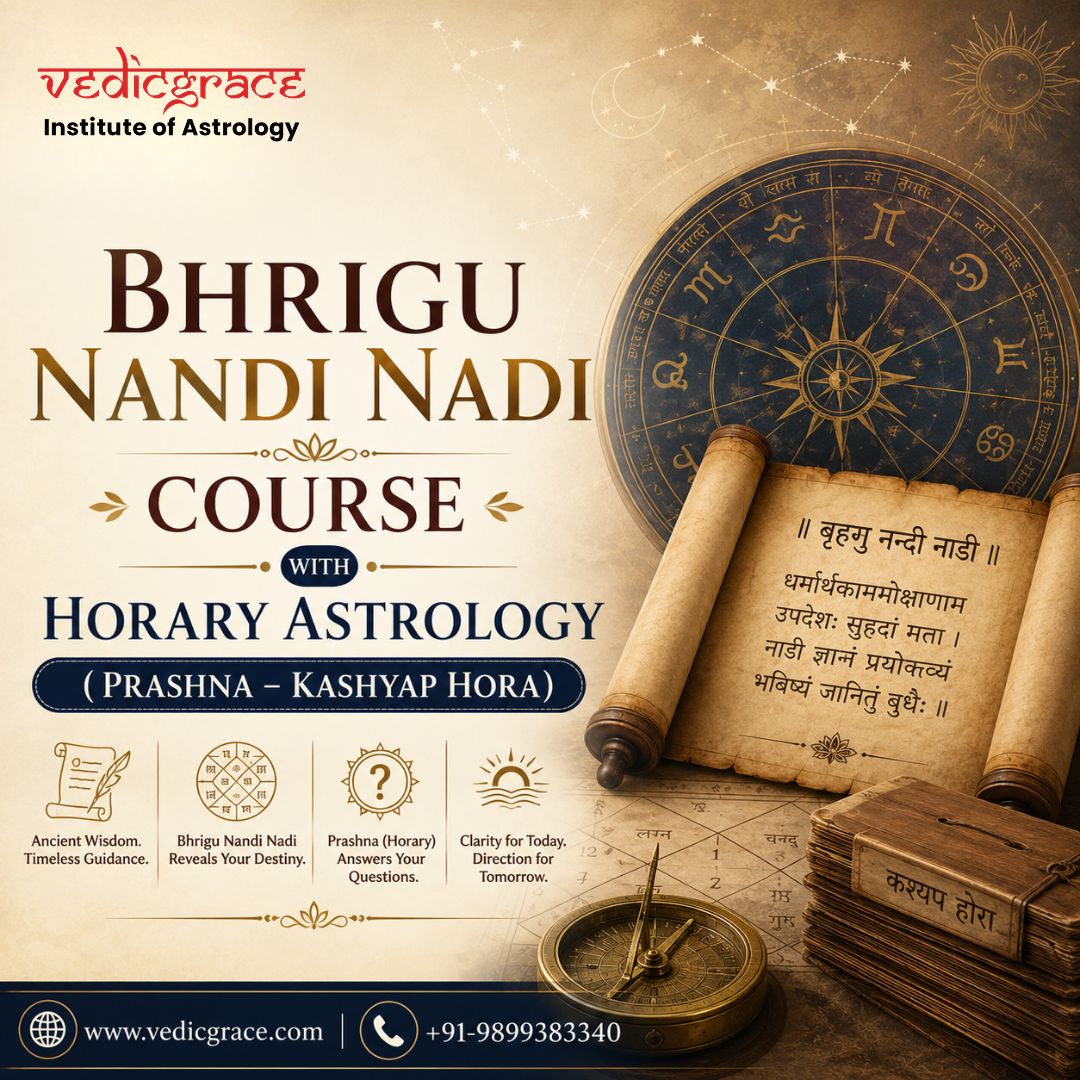  Bhrigu Nandi Nadi Course with Horary Astrology (Prashna – Kashyap Hora)