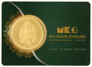  Buy Gold Coin for Gift Online – 24K Gold Gift Coins | MK Ghare Jewellers