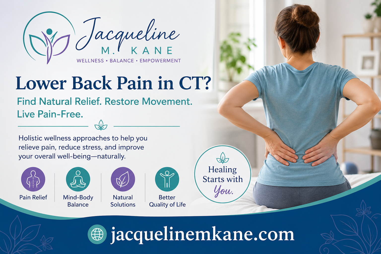  Lower back pain in CT