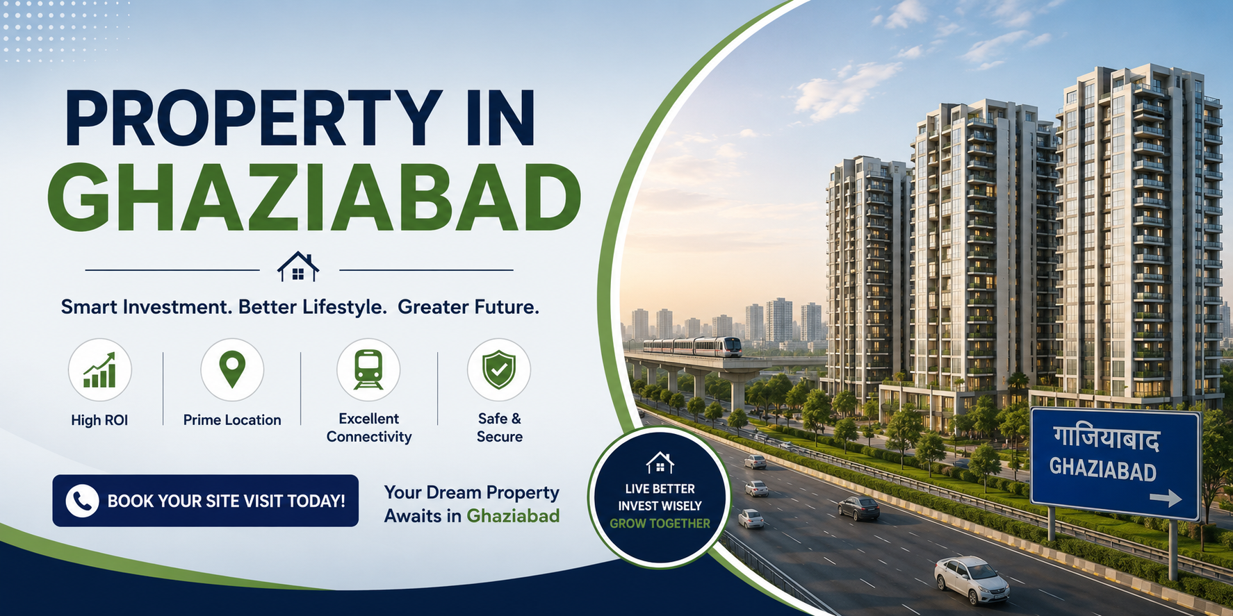 Property for Sale in Noida & Property in Ghaziabad | Premium Residential Options