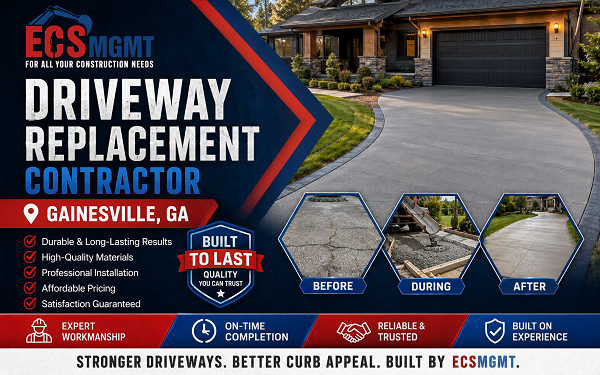  Driveway Replacement Contractor Gainesville GA