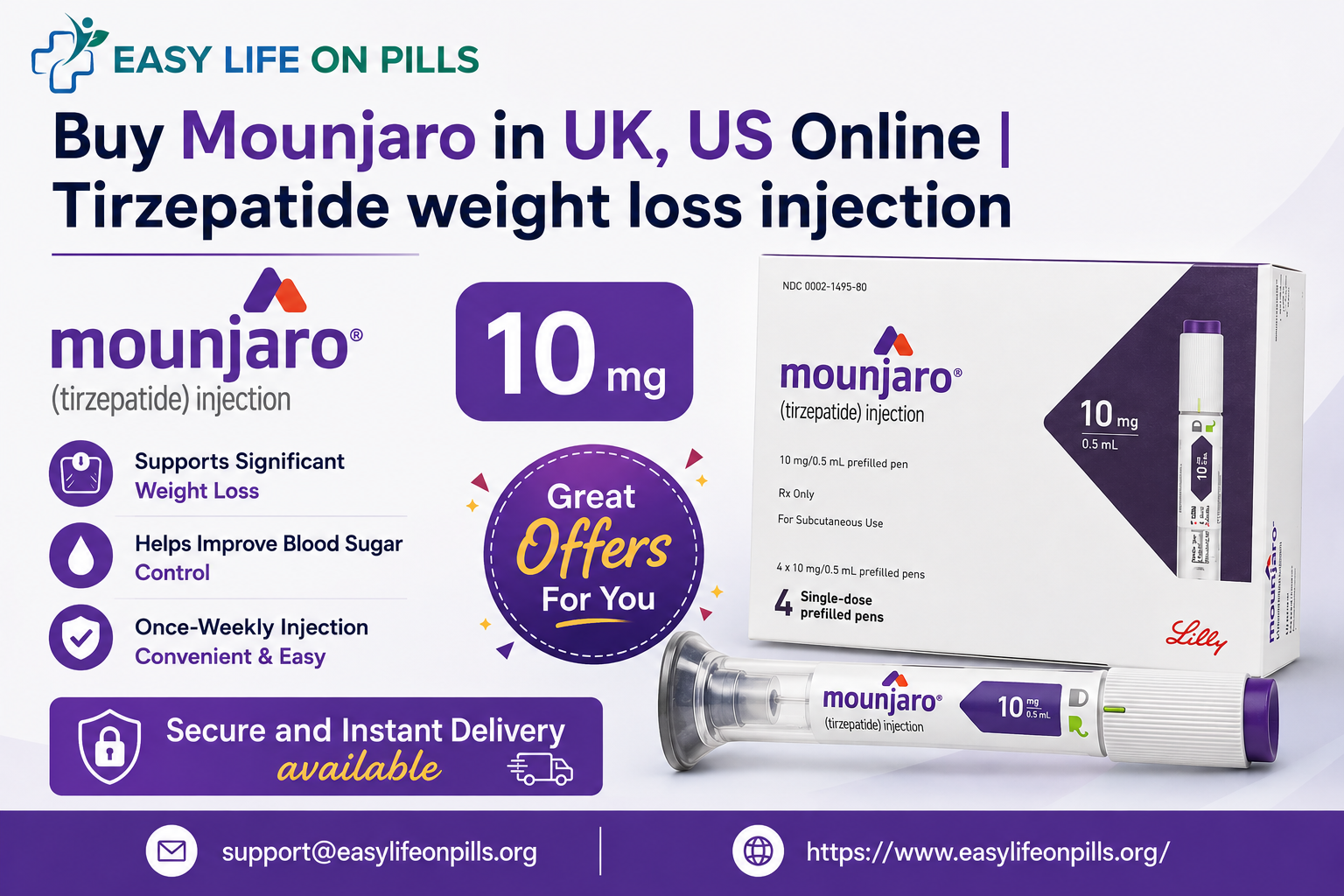  Buy Mounjaro in UK, US Online | Tirzepatide weight loss injection