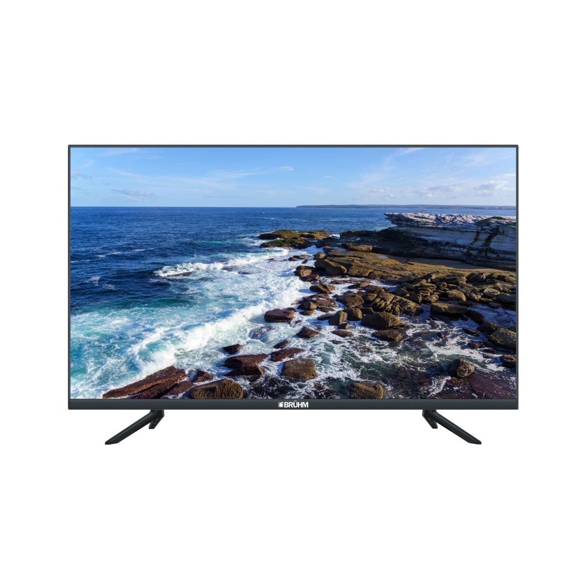  Stylish 43" Frameless TV for Movies, Sports & Daily Viewing