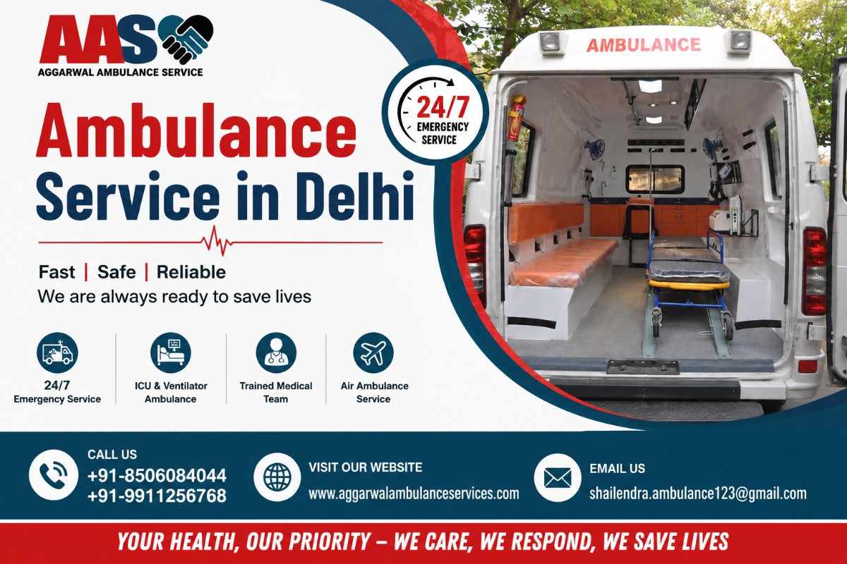  Ambulance Services in Delhi | Ambulance Number in Delhi NCR