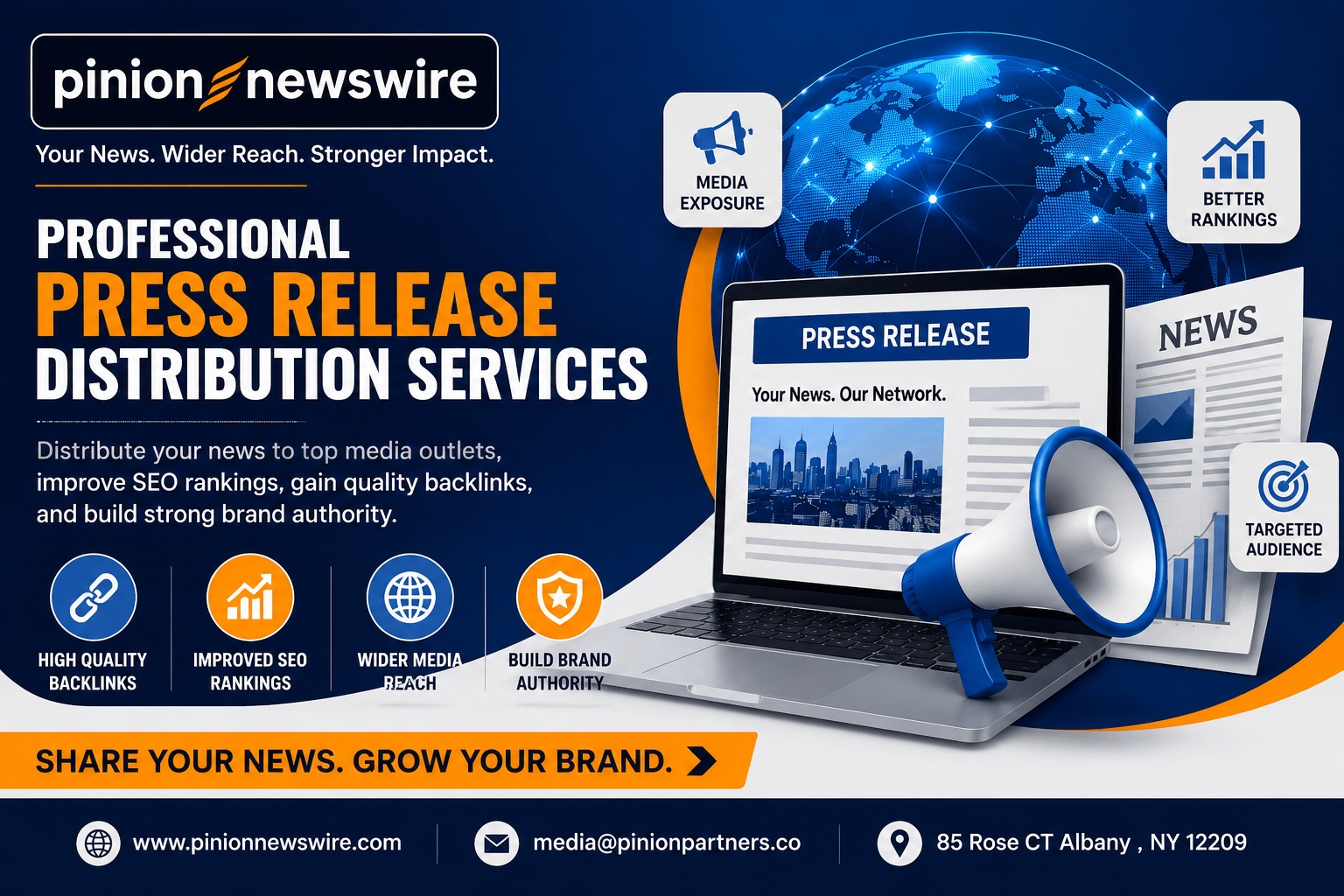  Professional Press Release Distribution Services | Pinion Newswire