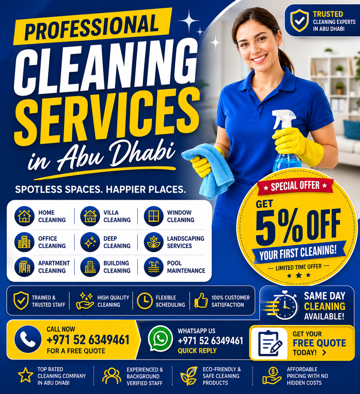  House Cleaning Services Abu Dhabi | Trusted Home Cleaning Experts