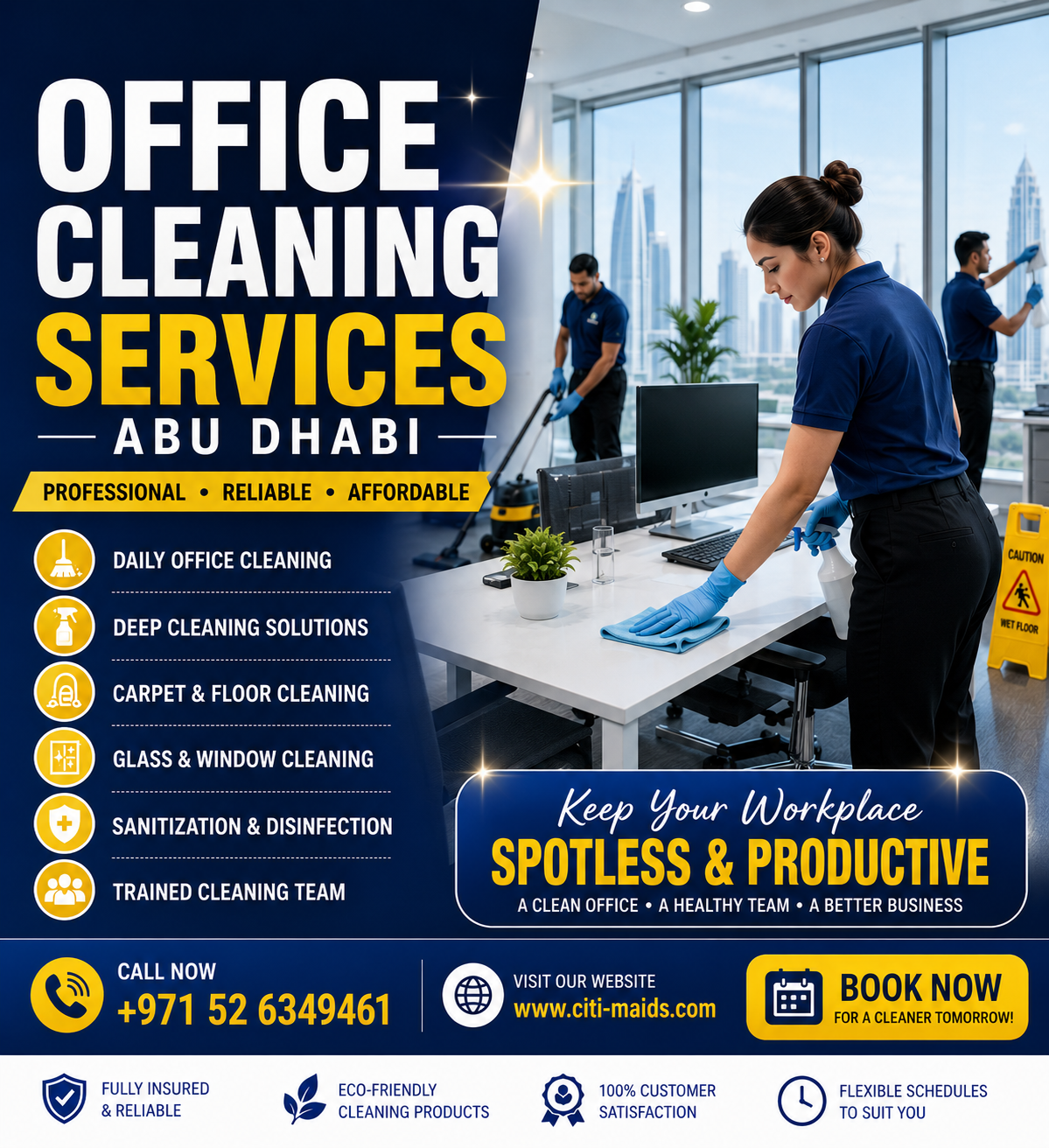  Office Cleaning Services Abu Dhabi | Professional Commercial Cleaning Company