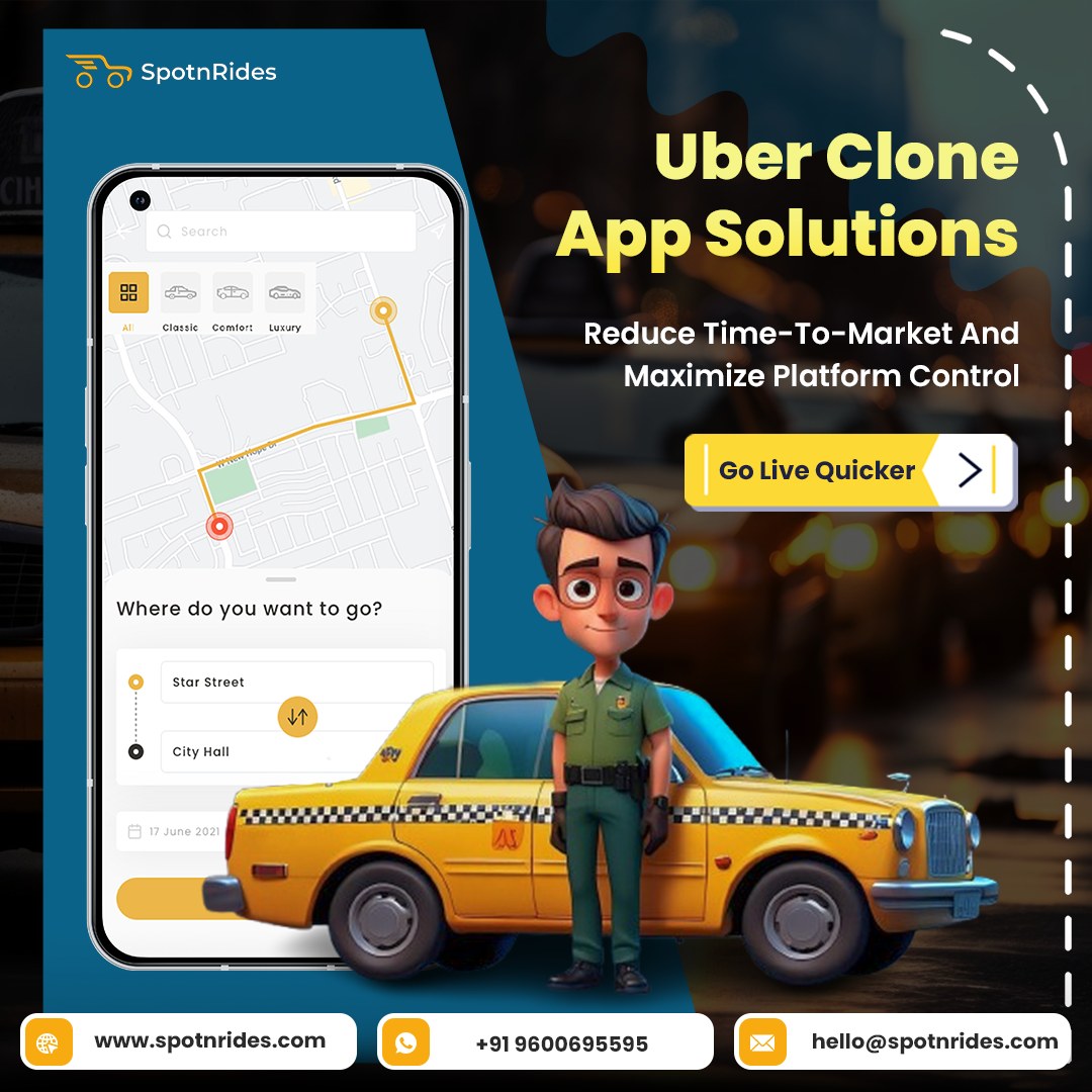  SpotnRides Ride Sharing App Solution – Smart Mobility Platform