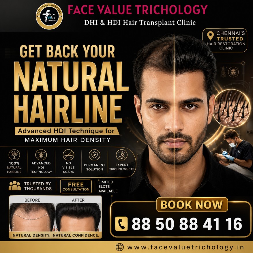  Get Back Your Natural Hairline with Advanced HDI Technology