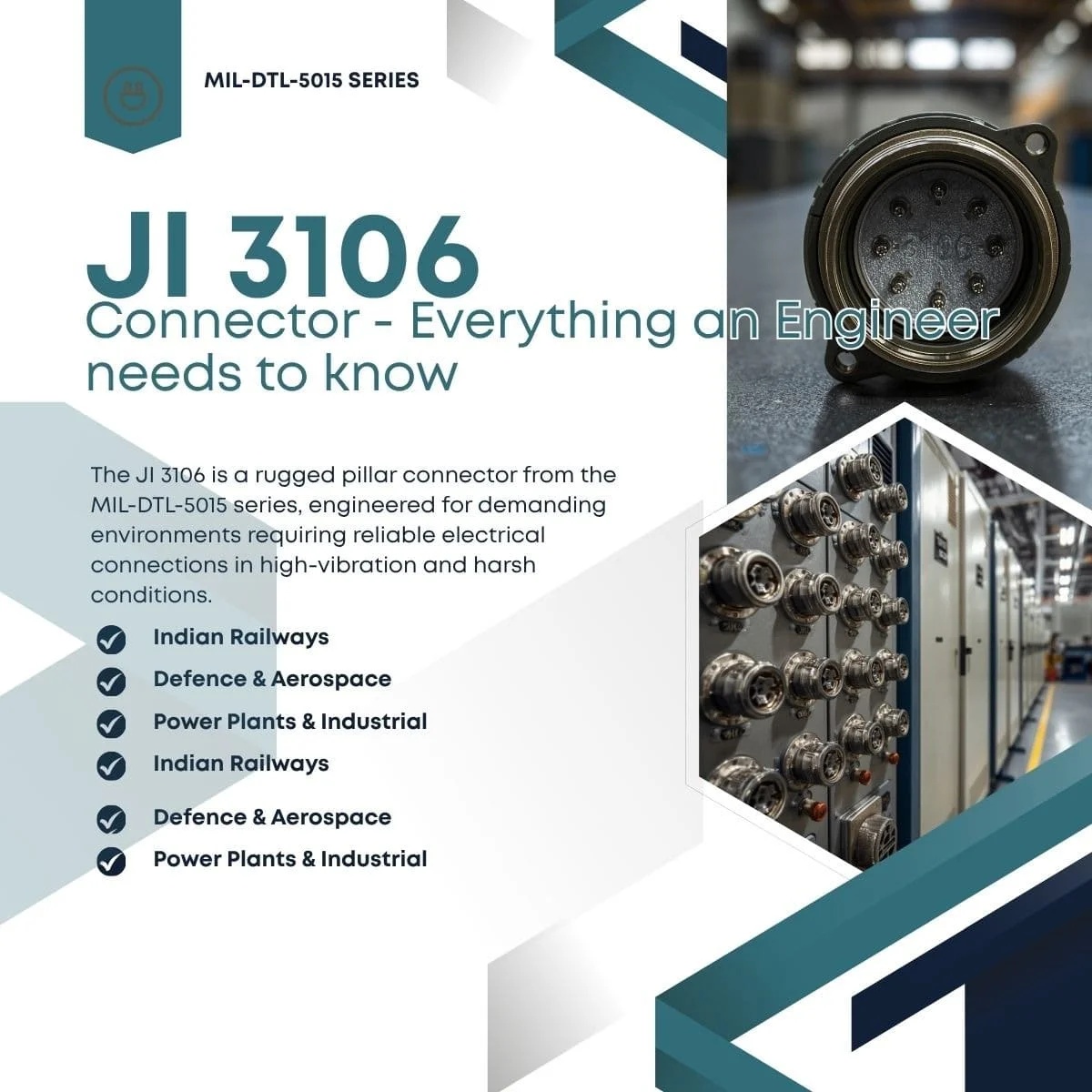  MS3106 Circular Connectors – Jetronics India