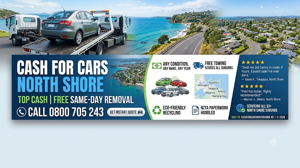  Sell your vehicle for top cash with Cash For Cars North Shore!