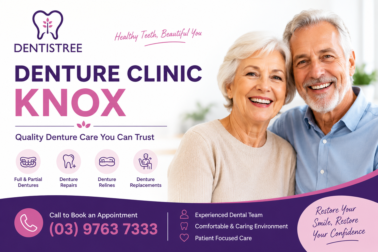  Professional Denture Services in Knox & Rowville